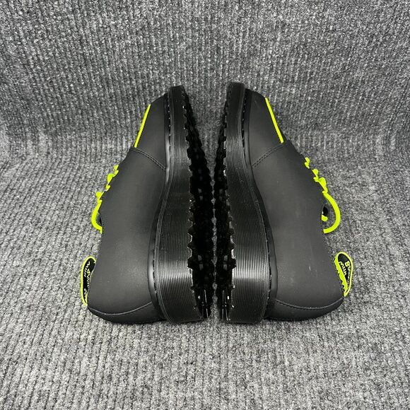 NEW Dr. Martens Ramsey ALT Creeper Leather Oxfords Black Neon Green Men 10 / 11W main image 5